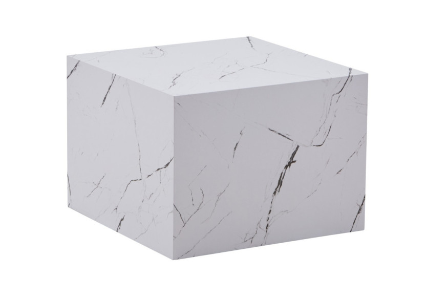 Table d'appoint Cuboid 100 - Blanc, design chic et pratique 55 x 55 x 40 cm - 31AV9-WHT - Kayoom Table d'appoint Cuboid 100 - Blanc, design chic et pratique 55 x 55 x 40 cm - 31AV9-WHT - Kayoom