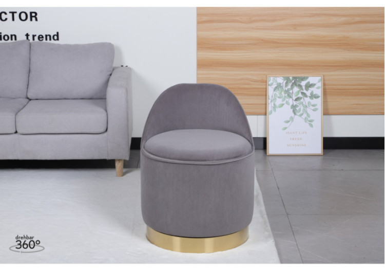 Hocker Pivotant Viktor - Élégance Moderne Grise - BILZO-GRY - Kayoom 2