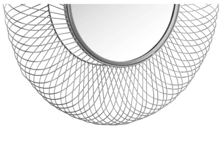 Miroir Murale Duke 400 - Argent 75cm x 75cm - 2TGI1-SIV - Kayoom