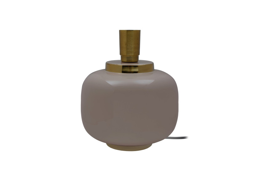 Lampe de Table Art Déco - Métal gris et doré 20 x 20 x 25 cm - WC746-GRY - Kayoom