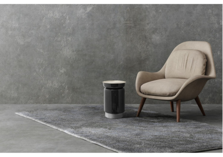 Table d'Appoint Art Déco 150 - Anthracite et Argent, Polyvalence Élégante - 293O2-ANT - Kayoom 2