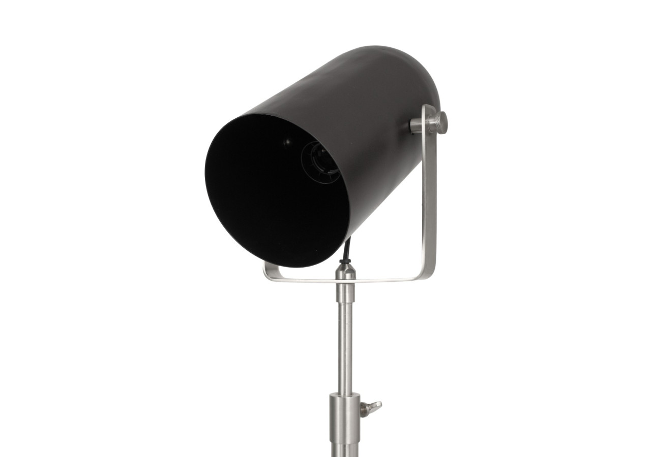 Lampadaire Celeste 300 - Noir et argent 27 x 53 x 133-163 cm - MTY3O-SIV - Kayoom