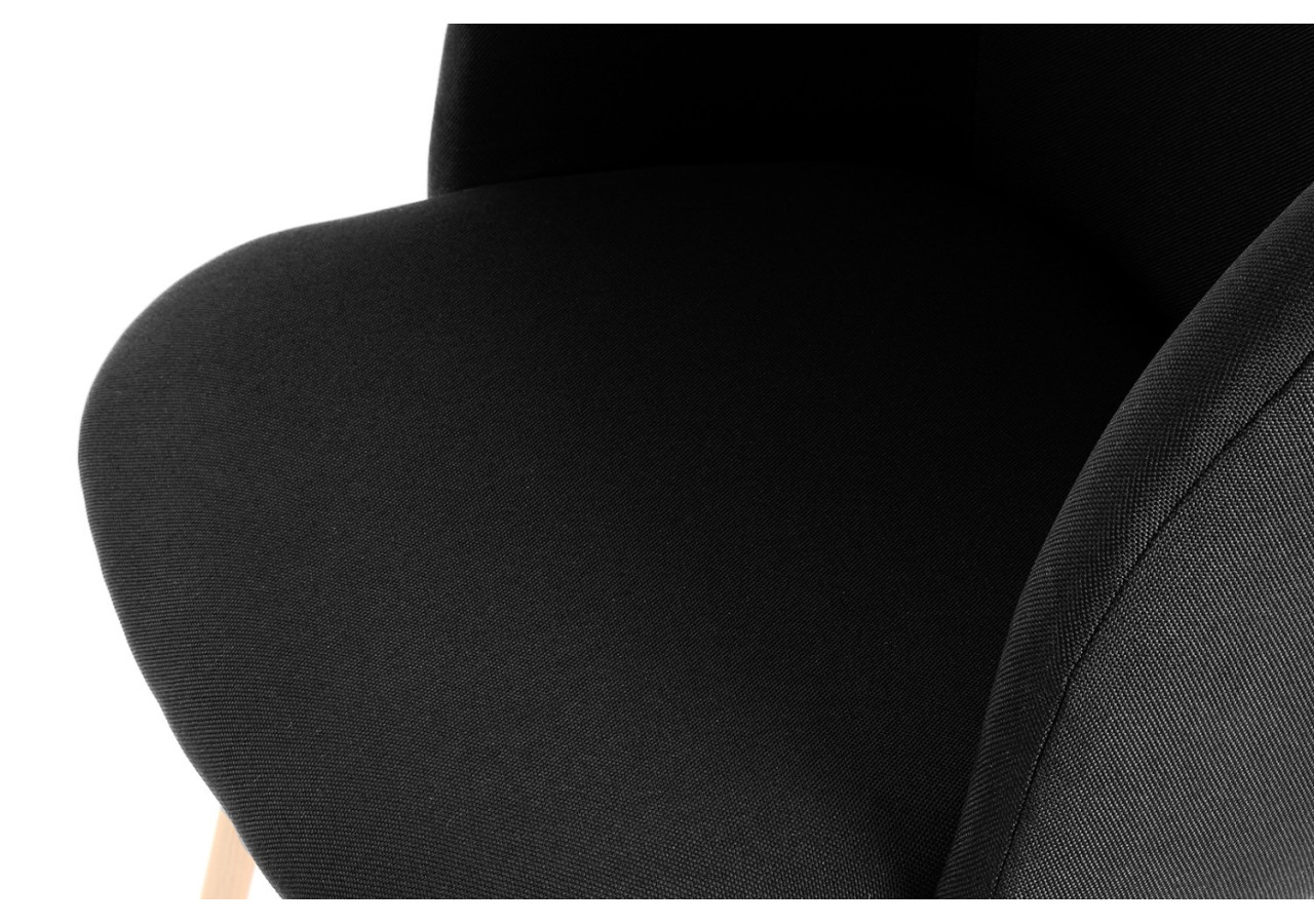 Set de Chaises Celina 200 - Noires, Design Moderne 56x54x84cm - 3XA6H - Kayoom