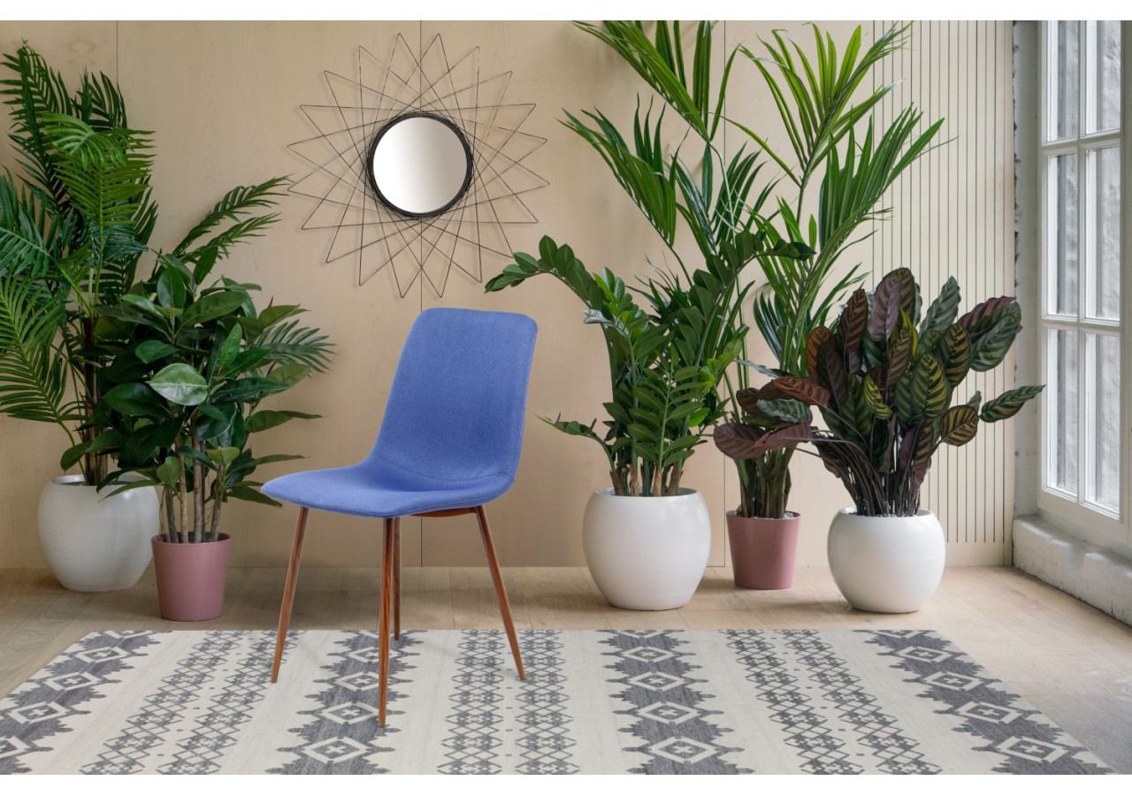 Chaise Maggie 100 - Design intemporel et confort en bleu - 43244 - Kayoom