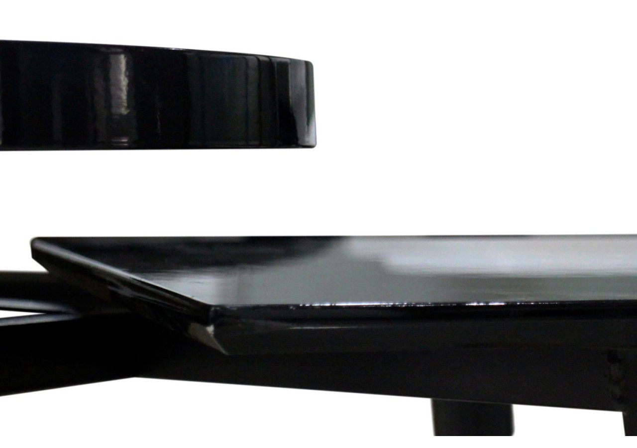 Table d'appoint Butler 200 - Design en noir et élégant - 4LHNP - Kayoom