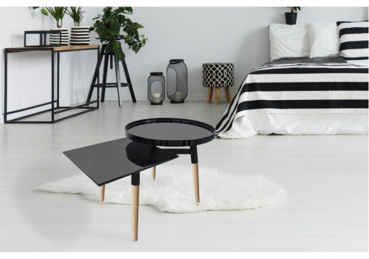 Table d'appoint Butler 200 - Design en noir et élégant - 4LHNP - Kayoom 2