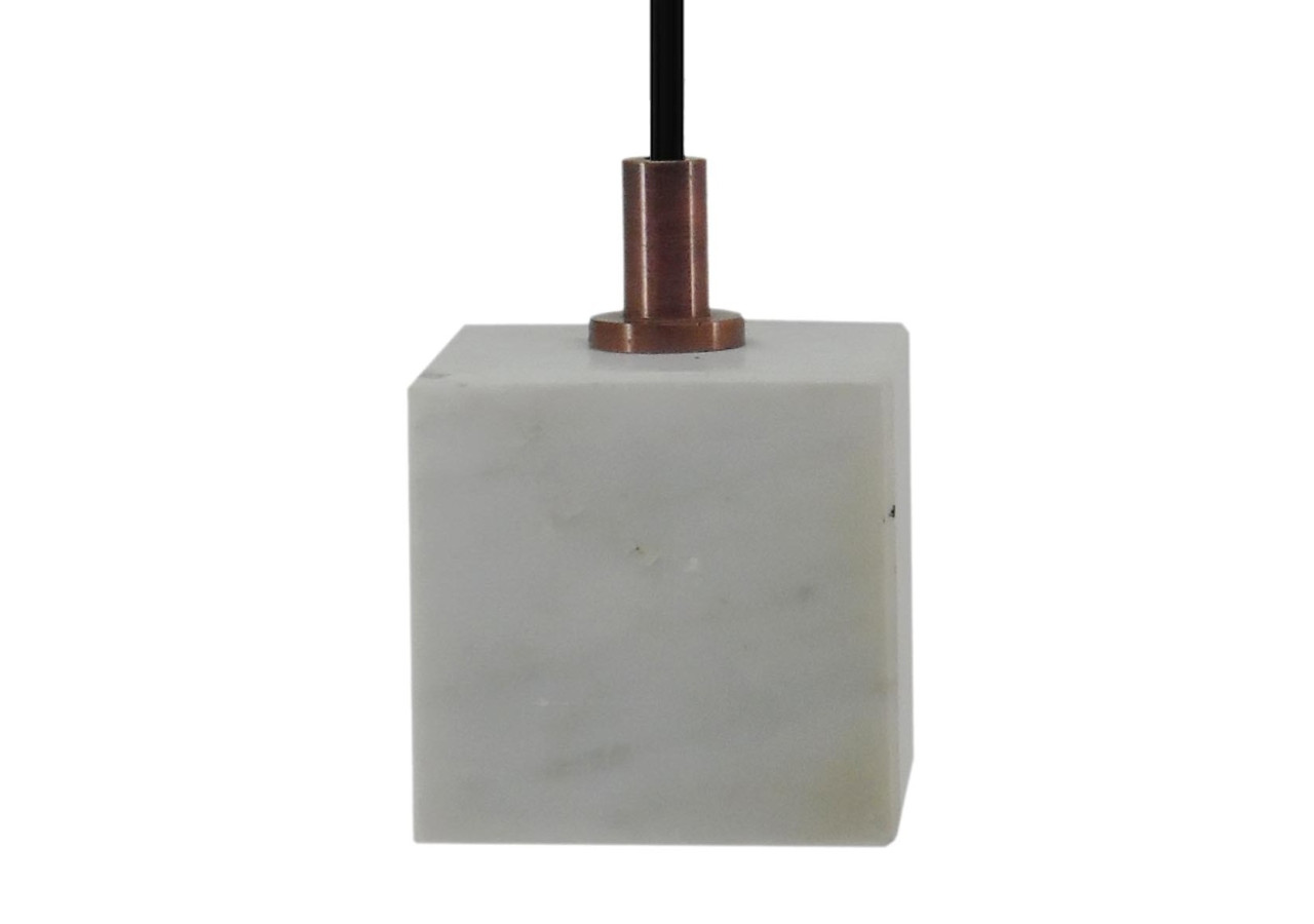 Suspension Simplista III - Design minimaliste en marbre blanc - NKF5S - Kayoom