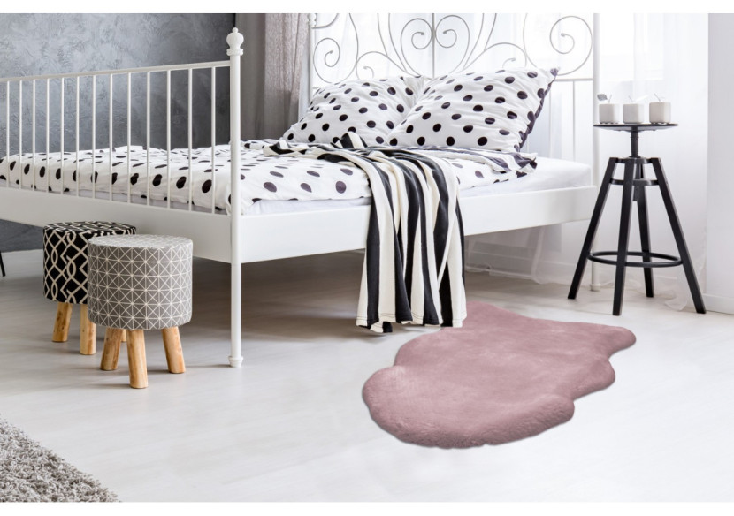 Tapis en Peau de Lapin - Lila 60cm x 90cm - 534Q6-60-90-E - Arte Espina