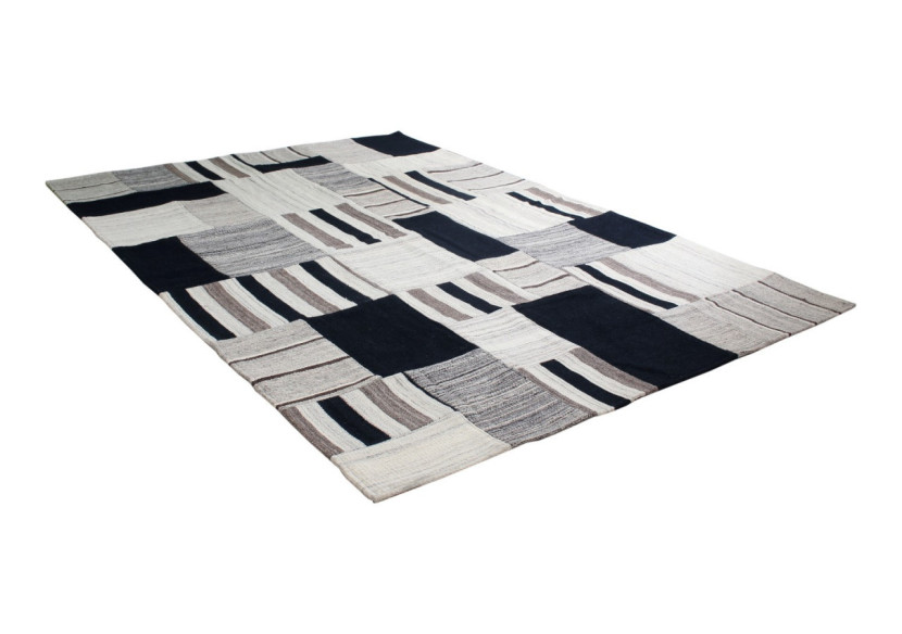 Tapis Intenso 310 - Gris et multicolore 80cm x 150cm - KLYQD-80-150 - Kayoom