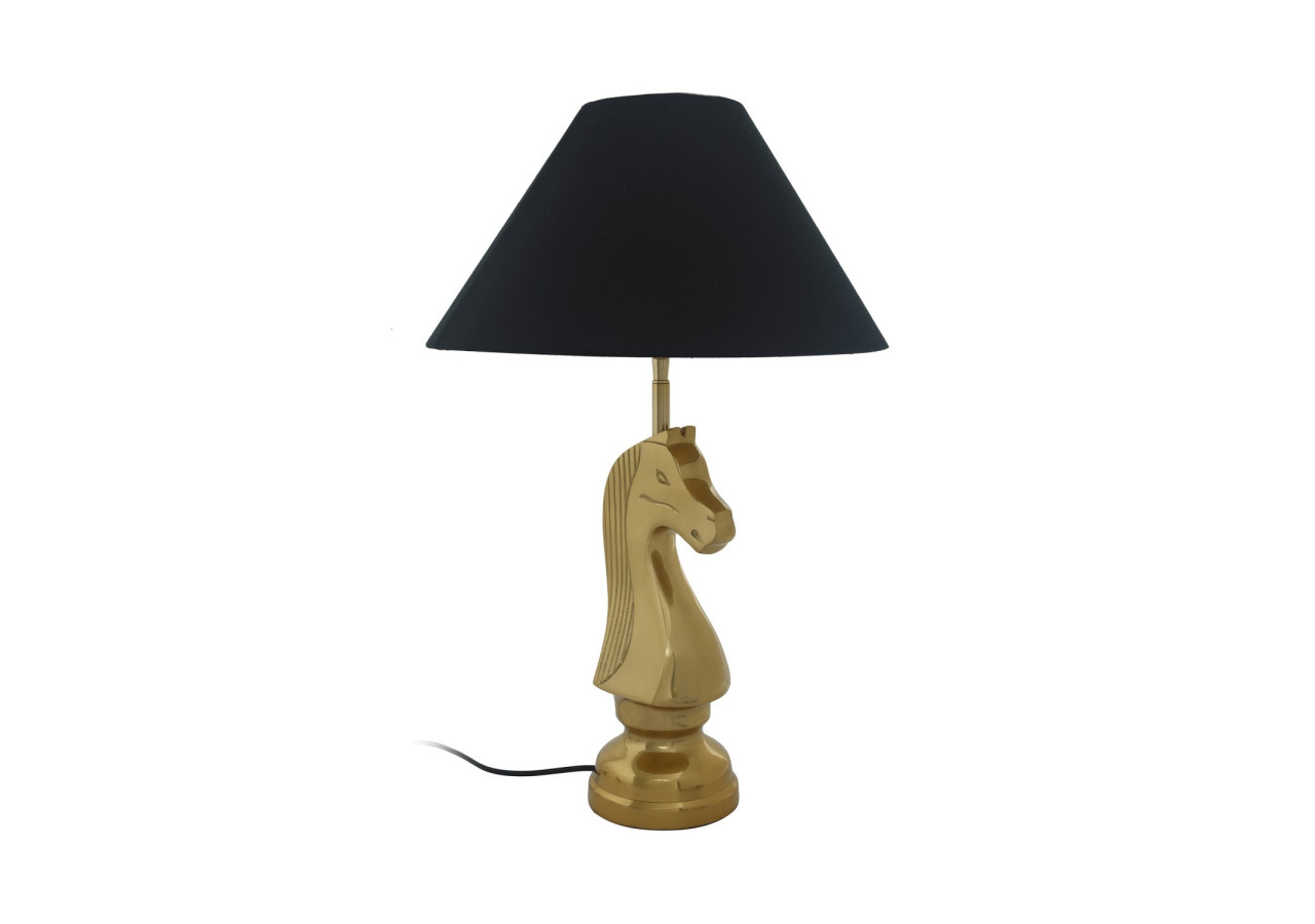 Lampe de table Shah 100 - Design Échiquier en noir - 1CKP9-BLK - Kayoom