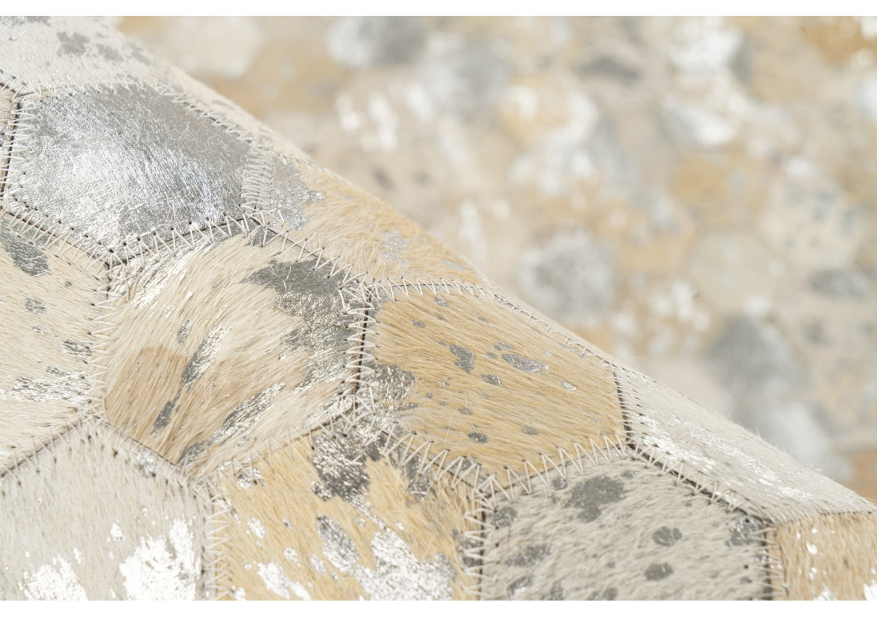 Tapis Lavin 1000 - Cuir Patchwork 160cm x 230cm - CS282-160-230 - Padiro