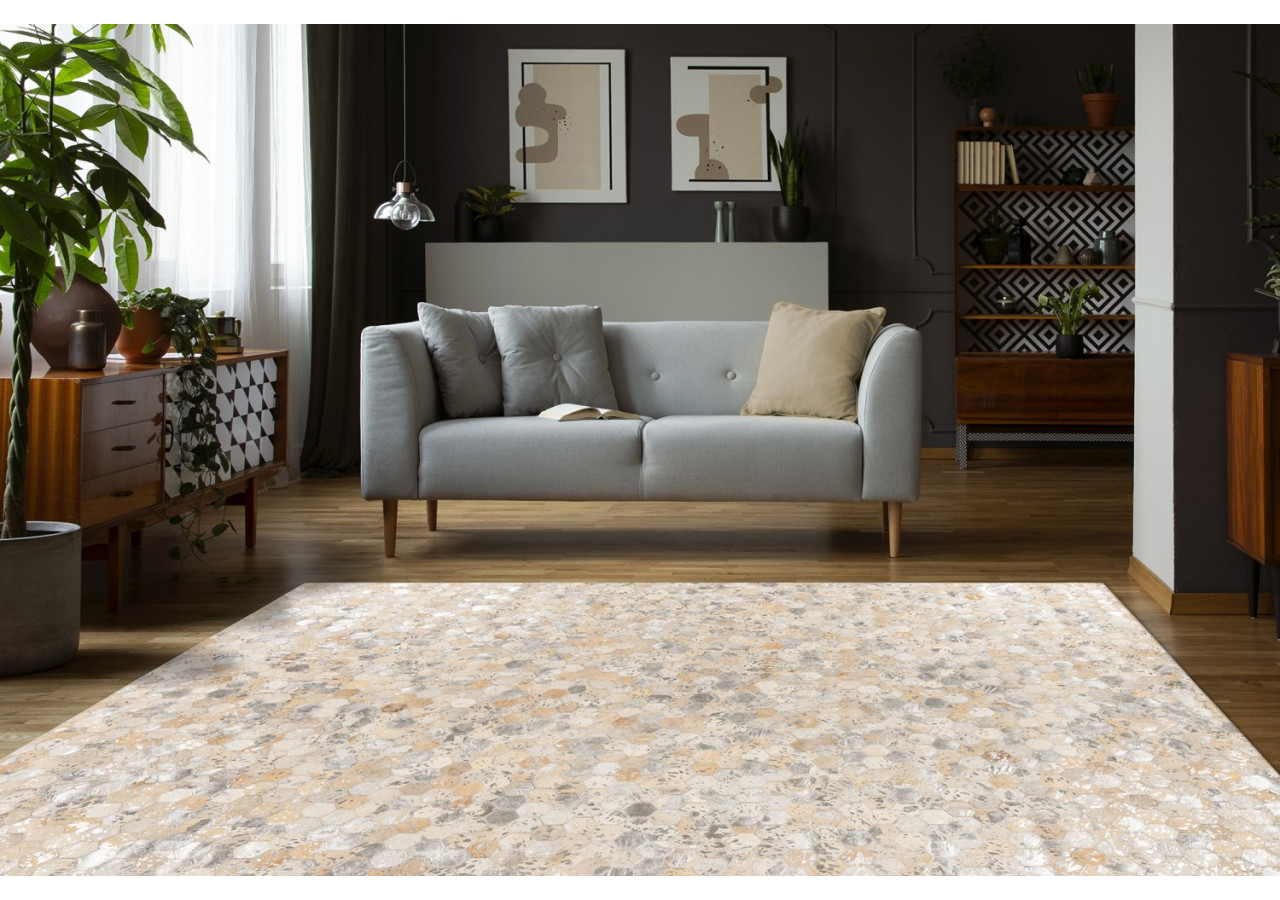 Tapis Lavin 1000 - Cuir Patchwork 160cm x 230cm - CS282-160-230 - Padiro