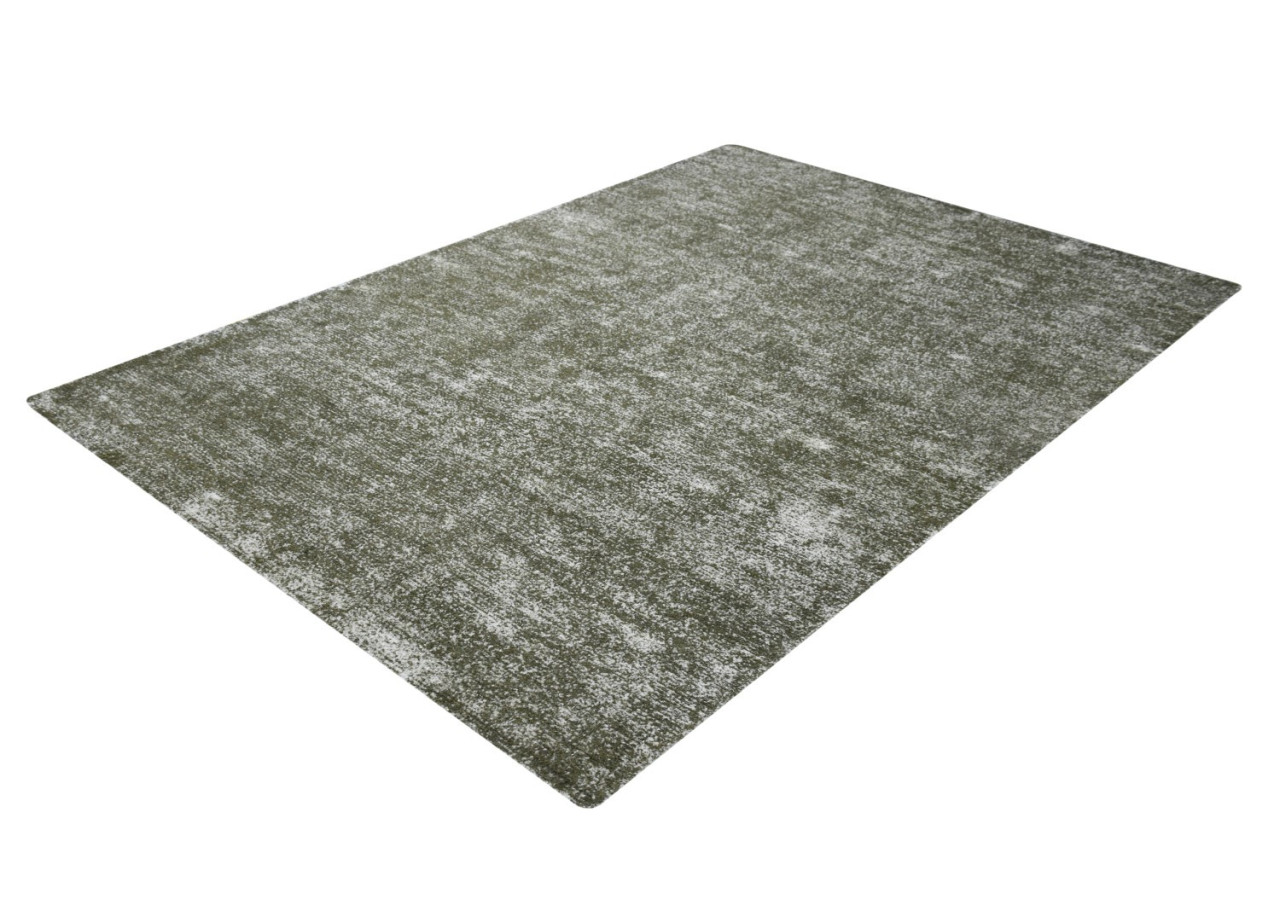 Tapis Etna 100 - Vert olive 80cm x 150cm - B5Y6J-80-150 - Kayoom