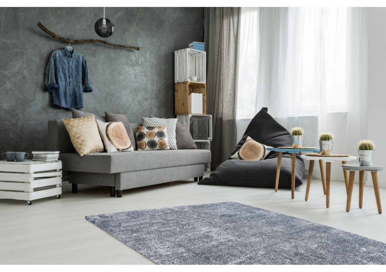 Tapis Etna 100 - Bleu Clair 80cm x 150cm - 5P6A7-80-150 - Kayoom