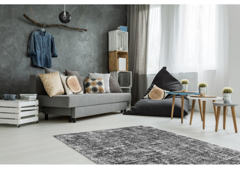 Tapis Etna 100 - Anthracite 160cm x 230cm - OR8VL-160-230 - Kayoom