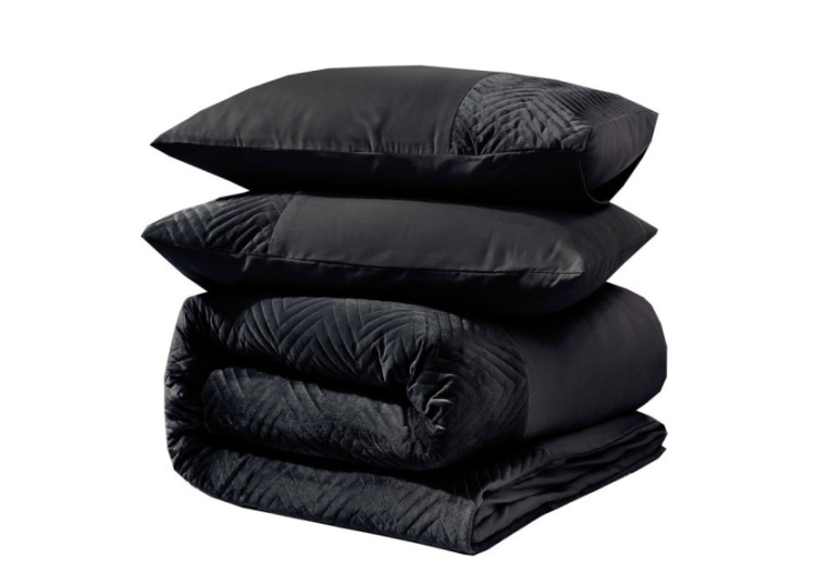 Housse de Couette DD Velvet - Noir 200 x 200/220 - 17021751 - Royal Textile