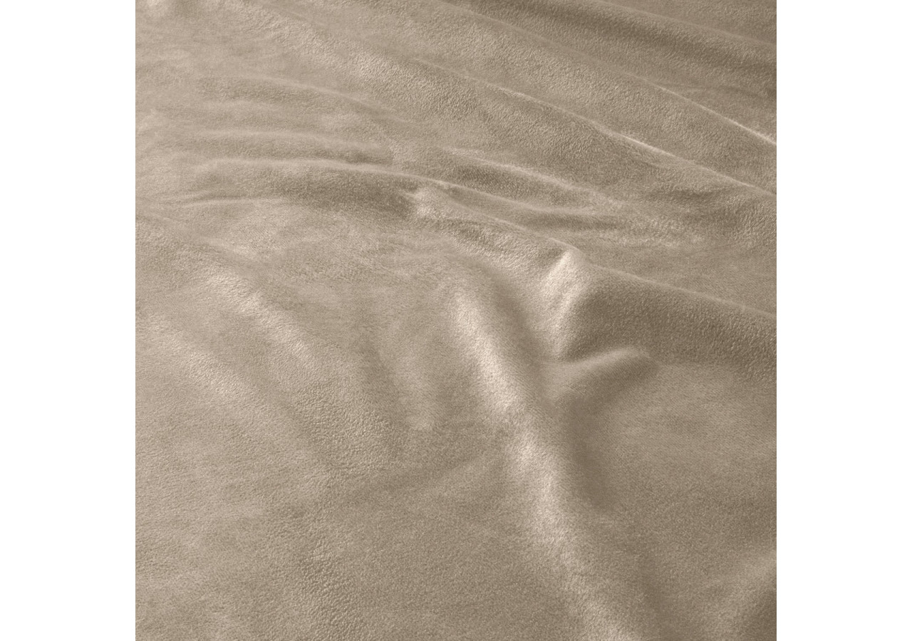 Housse de Couette Velvet Piping Taupe / Grijs - 200 x 220 cm - 17021745 - Royal Textile