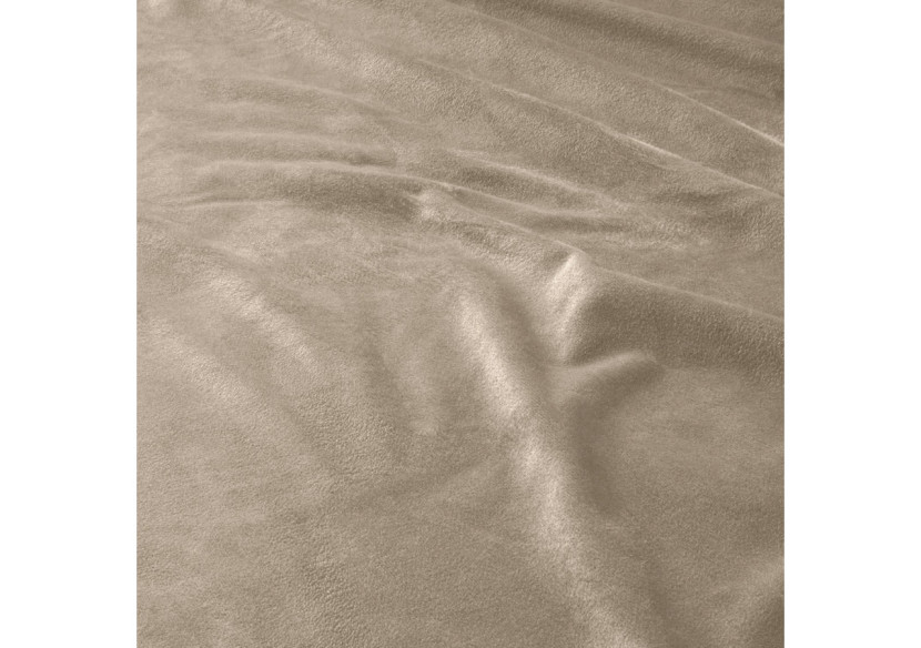 Housse de Couette Velvet Piping Taupe / Grijs - 200 x 220 cm - 17021745 - Royal Textile