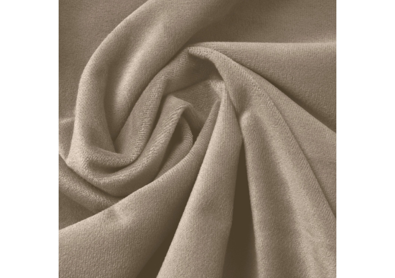 Housse de Couette Velvet Piping Taupe / Grijs - 200 x 220 cm - 17021745 - Royal Textile