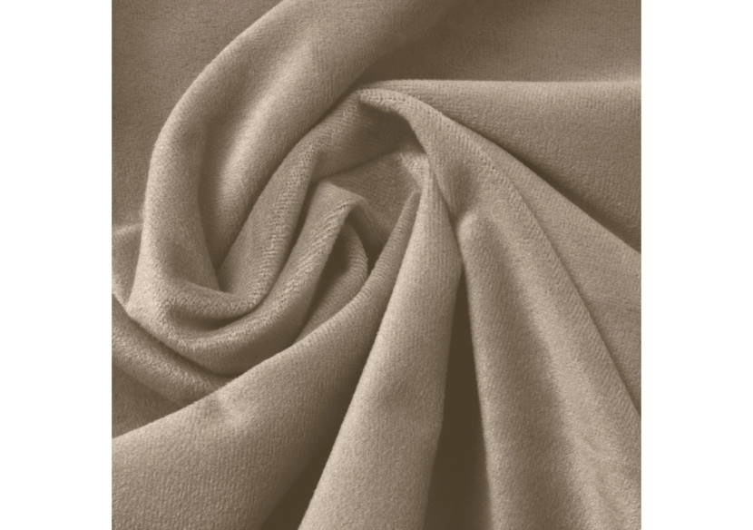 Housse de Couette Velvet Piping Taupe / Grijs - 200 x 220 cm - 17021745 - Royal Textile