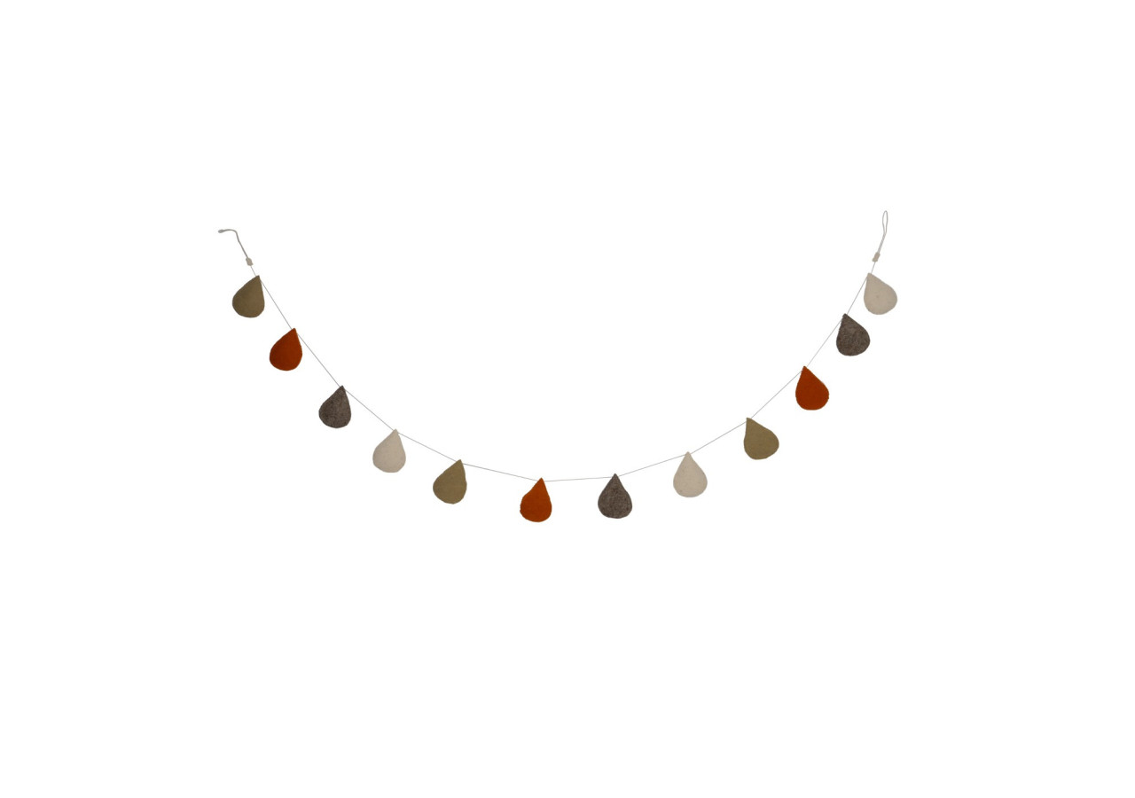 Guirlande Kegel - Longueur 180 cm avec 12 cônes en feutre - 60000113 - KidsDepot