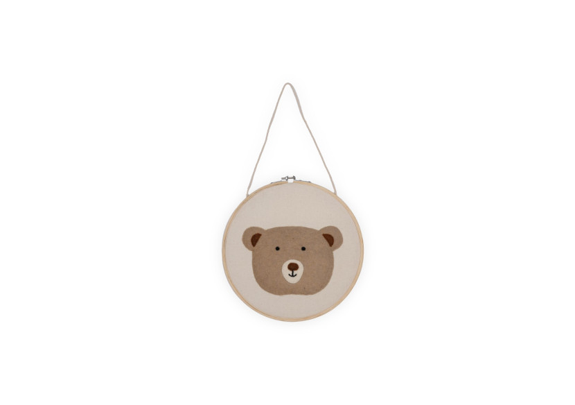 Guirlande Murale Ben - Ourson en Coton avec Motif Feutré - 60000128 - KidsDepot Guirlande Murale Ben - Ourson en Coton avec Motif Feutré - 60000128 - KidsDepot