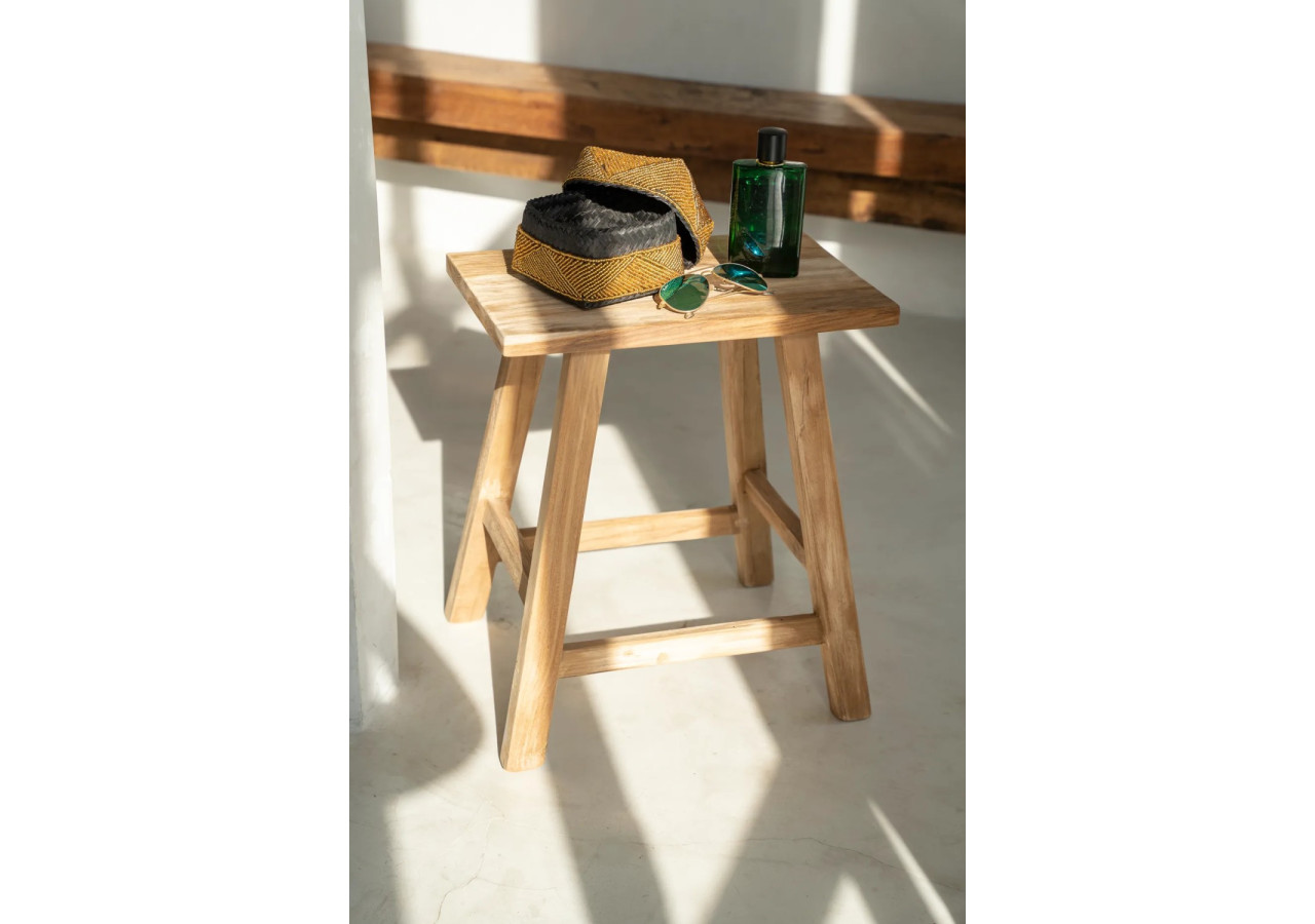 Boîte décorative en perles - Or - Taille S - BA001G-S - Bazar Bizar