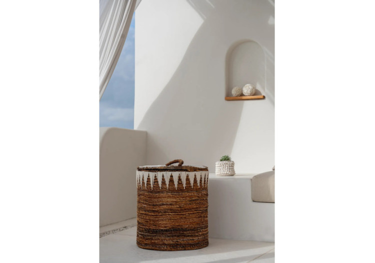 Panier à linge tissé - Taille M - JAAT019NW-M - Bazar Bizar 2