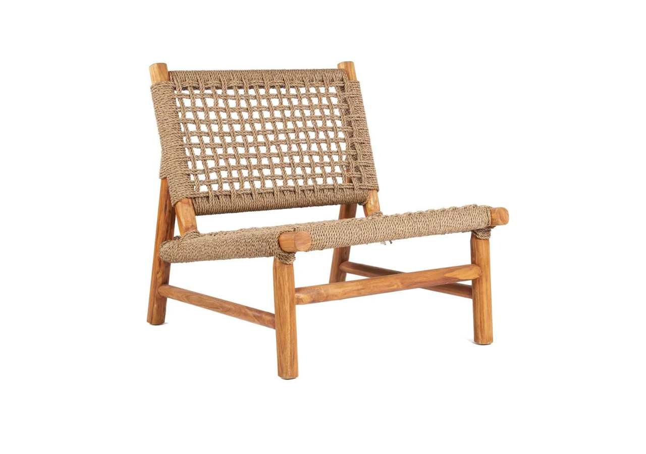 Fauteuil Ilha Viro - Extérieur - Brun Naturel - JAAM043NBr - Bazar Bizar