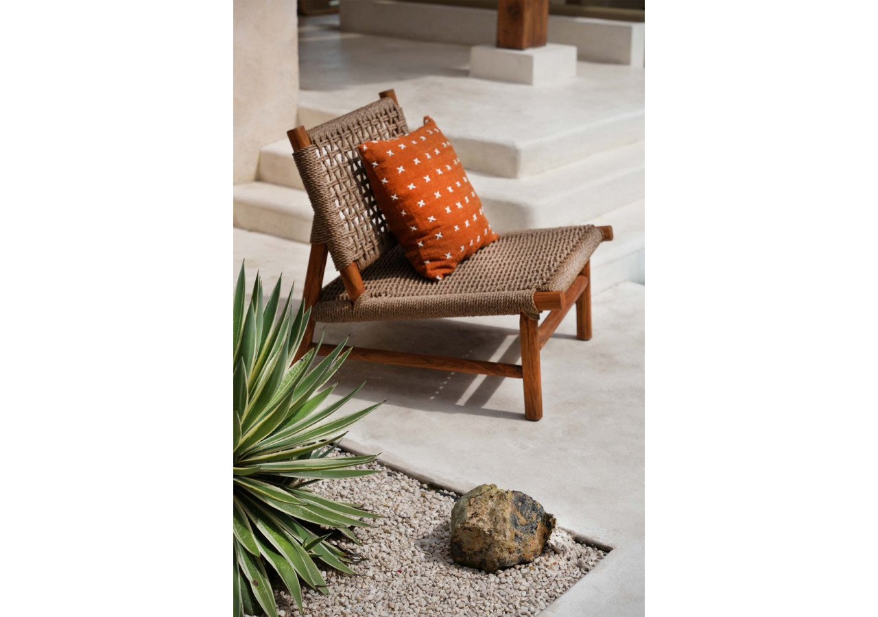 Fauteuil Ilha Viro - Extérieur - Brun Naturel - JAAM043NBr - Bazar Bizar