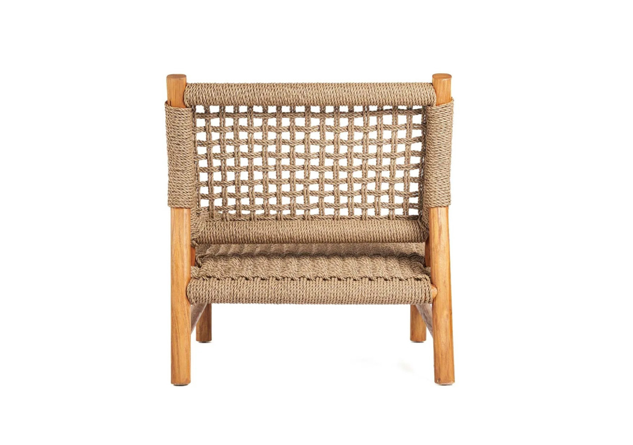 Fauteuil Ilha Viro - Extérieur - Brun Naturel - JAAM043NBr - Bazar Bizar