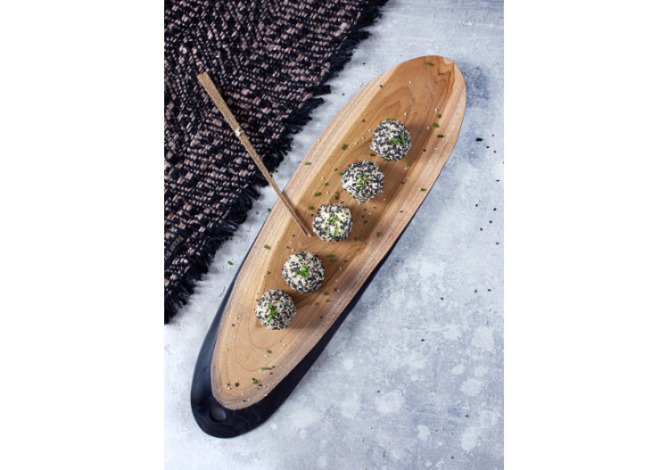 Assiette à Tapas Bondi - Design Élégant en Teck - JAES016NB-L - Bazar Bizar 2