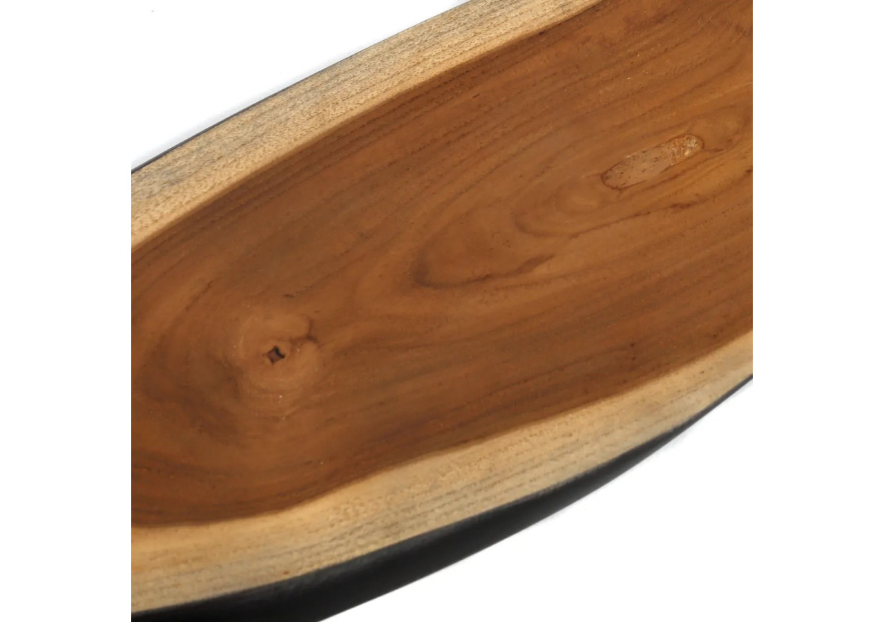 Assiette à Tapas Bondi - Design Élégant en Teck - JAES016NB-L - Bazar Bizar