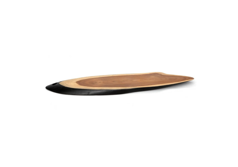 Assiette à Tapas Bondi - Design Élégant en Teck - JAES016NB-L - Bazar Bizar