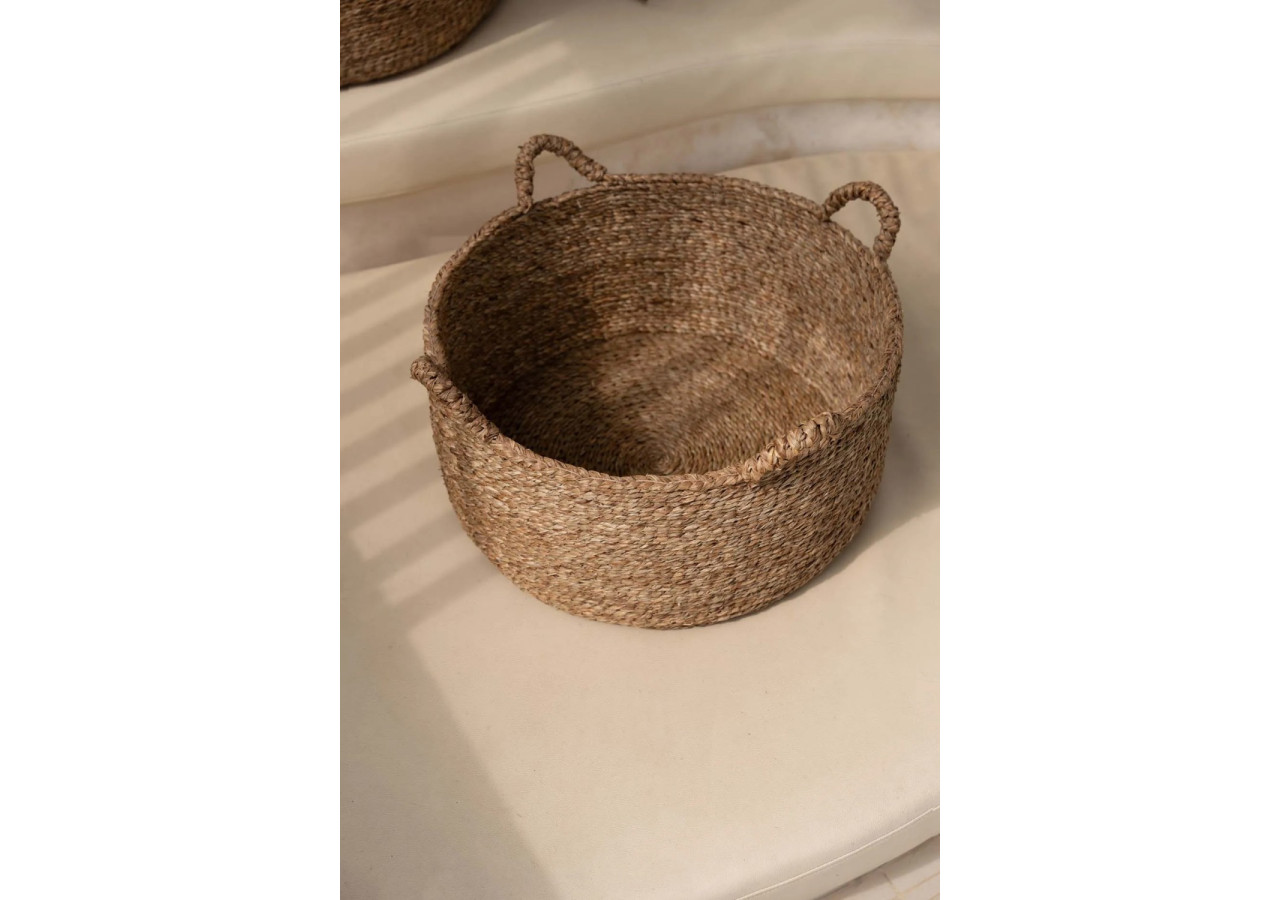 Panier Quatre Mains - Naturel - Taille M - BAJN073N-M - Bazar Bizar