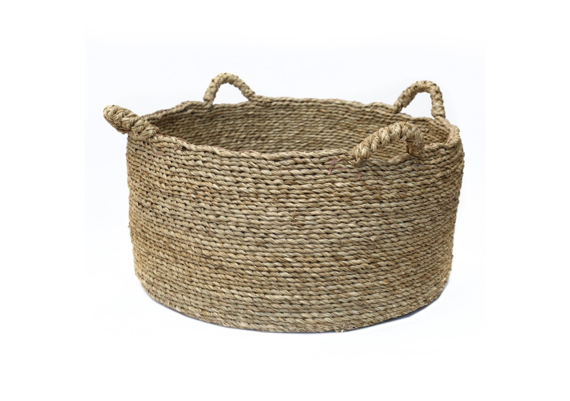 Panier Quatre Mains - Naturel - Taille L - BAJN073N-L - Bazar Bizar