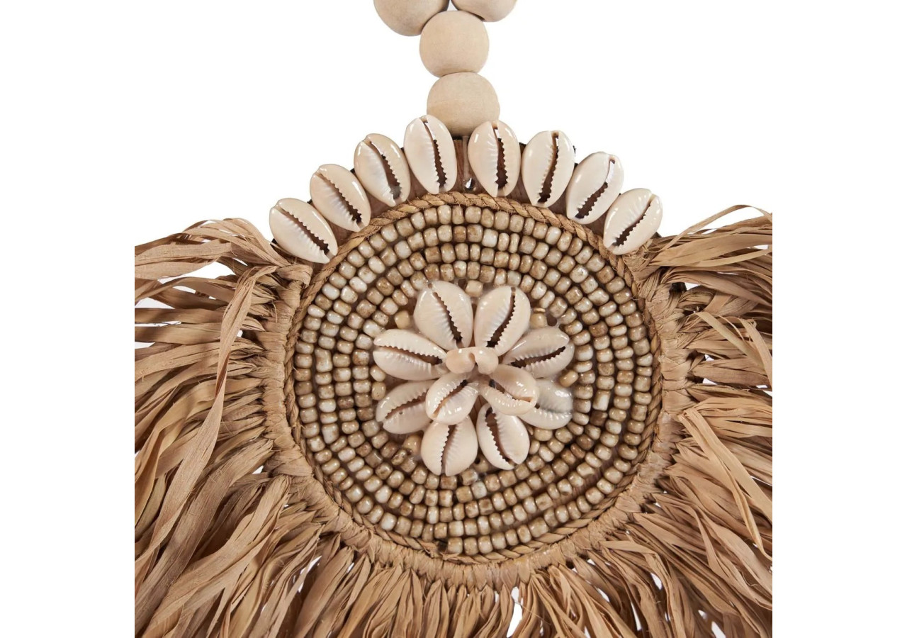 Tassel Tajoe en Raffia - Naturel - BALE094N - Bazar Bizar
