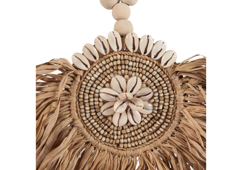 Tassel Tajoe en Raffia - Naturel - BALE094N - Bazar Bizar