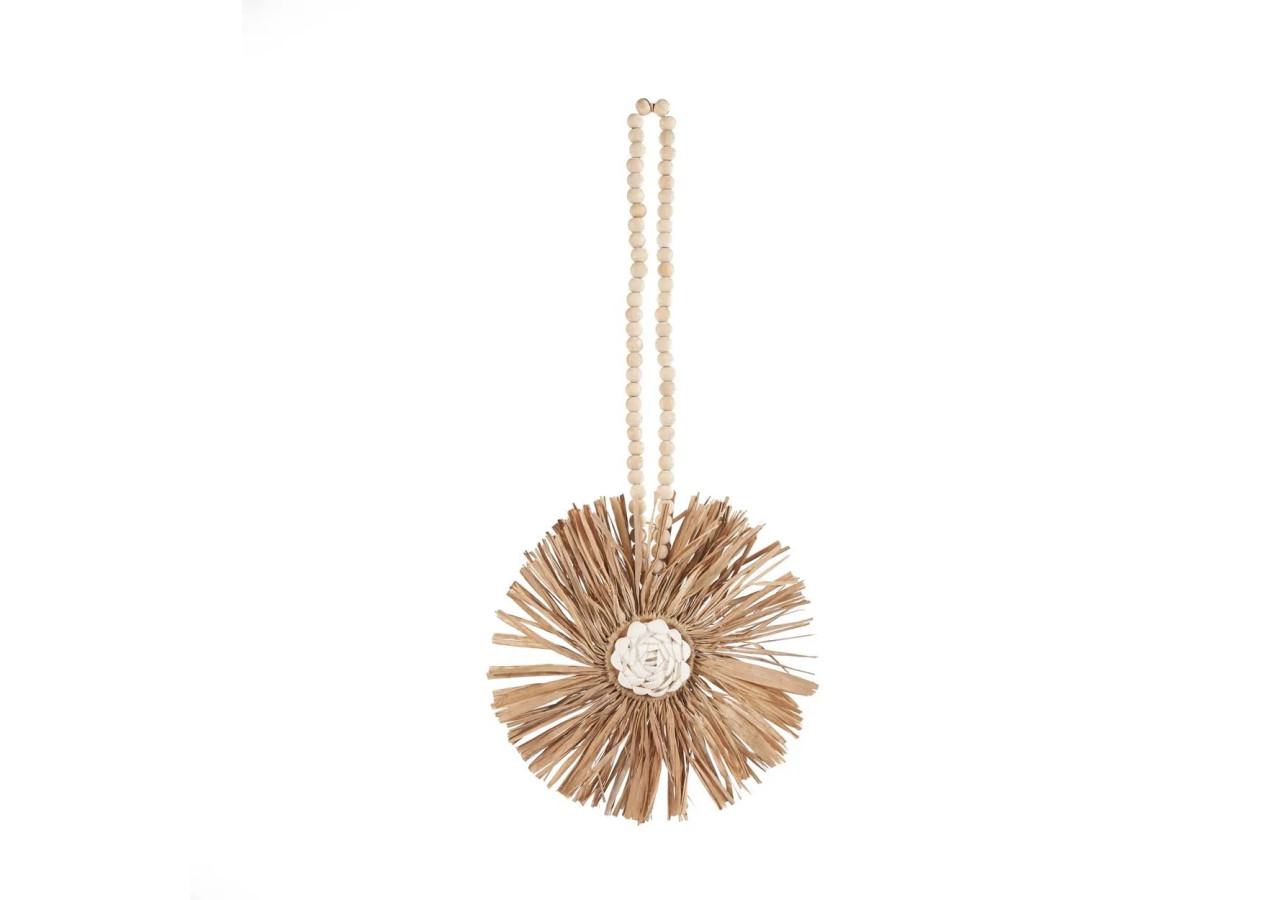 Tassel Bunga en Raffia - Naturel - BALE095N - Bazar Bizar