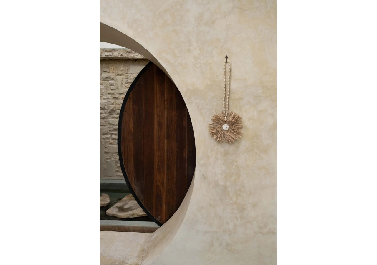 Tassel Bunga en Raffia - Naturel - BALE095N - Bazar Bizar