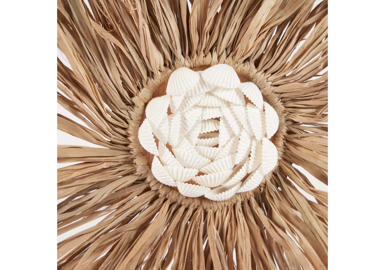 Tassel Bunga en Raffia - Naturel - BALE095N - Bazar Bizar
