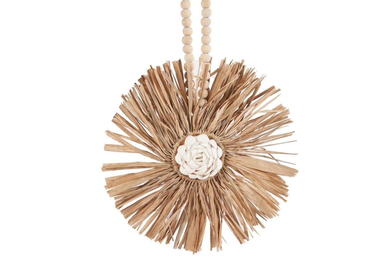Tassel Bunga en Raffia - Naturel - BALE095N - Bazar Bizar