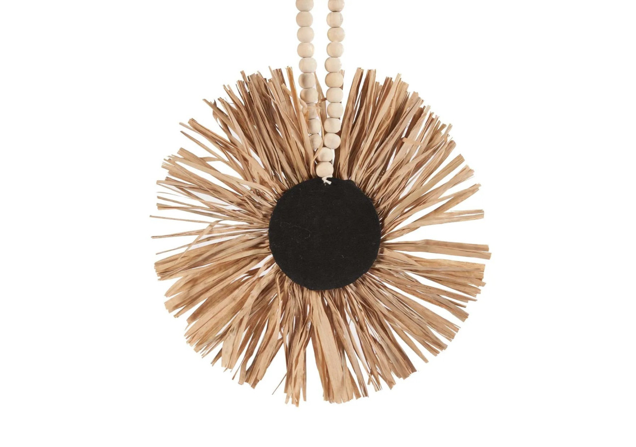 Tassel Bunga en Raffia - Naturel - BALE095N - Bazar Bizar