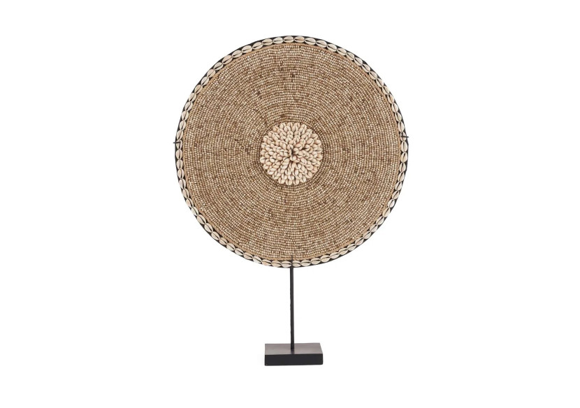 Coquillage Guadeloupe sur Support - Blanc naturel - BALE091NW - Bazar Bizar