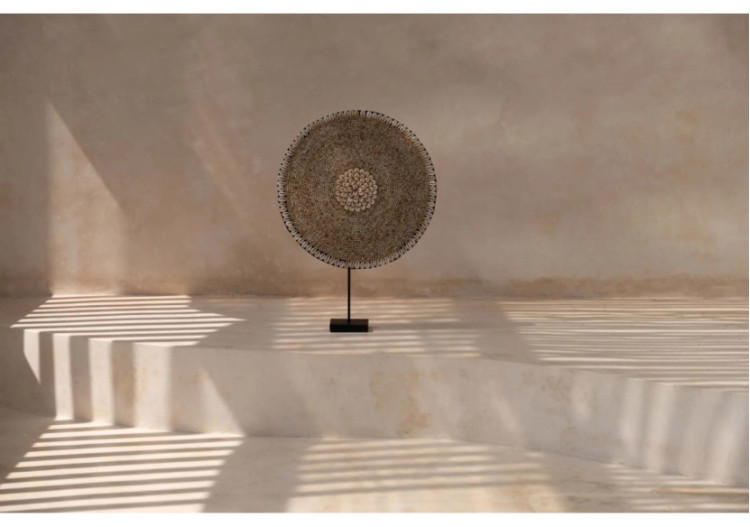 Coquillage Guadeloupe sur Support - Blanc naturel - BALE091NW - Bazar Bizar 2