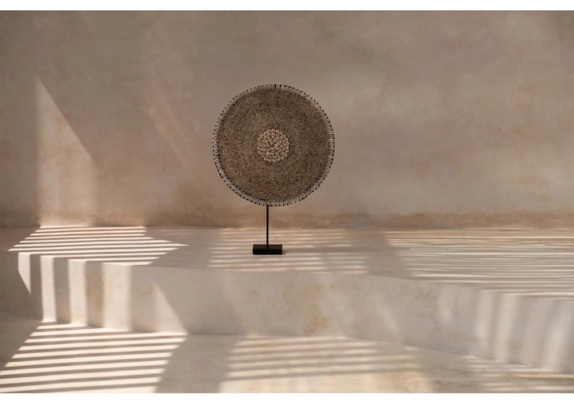 Coquillage Guadeloupe sur Support - Blanc naturel - BALE091NW - Bazar Bizar