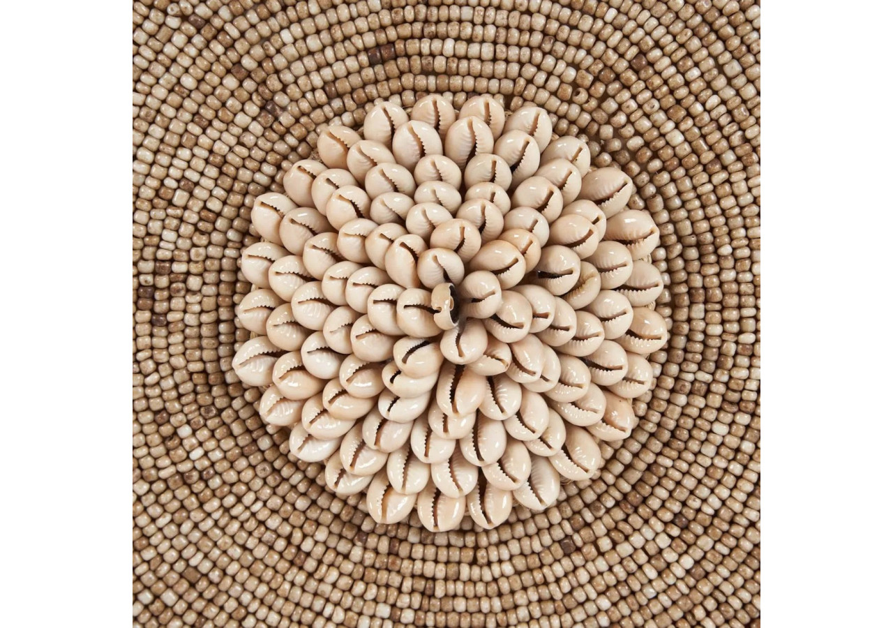 Coquillage Guadeloupe sur Support - Blanc naturel - BALE091NW - Bazar Bizar