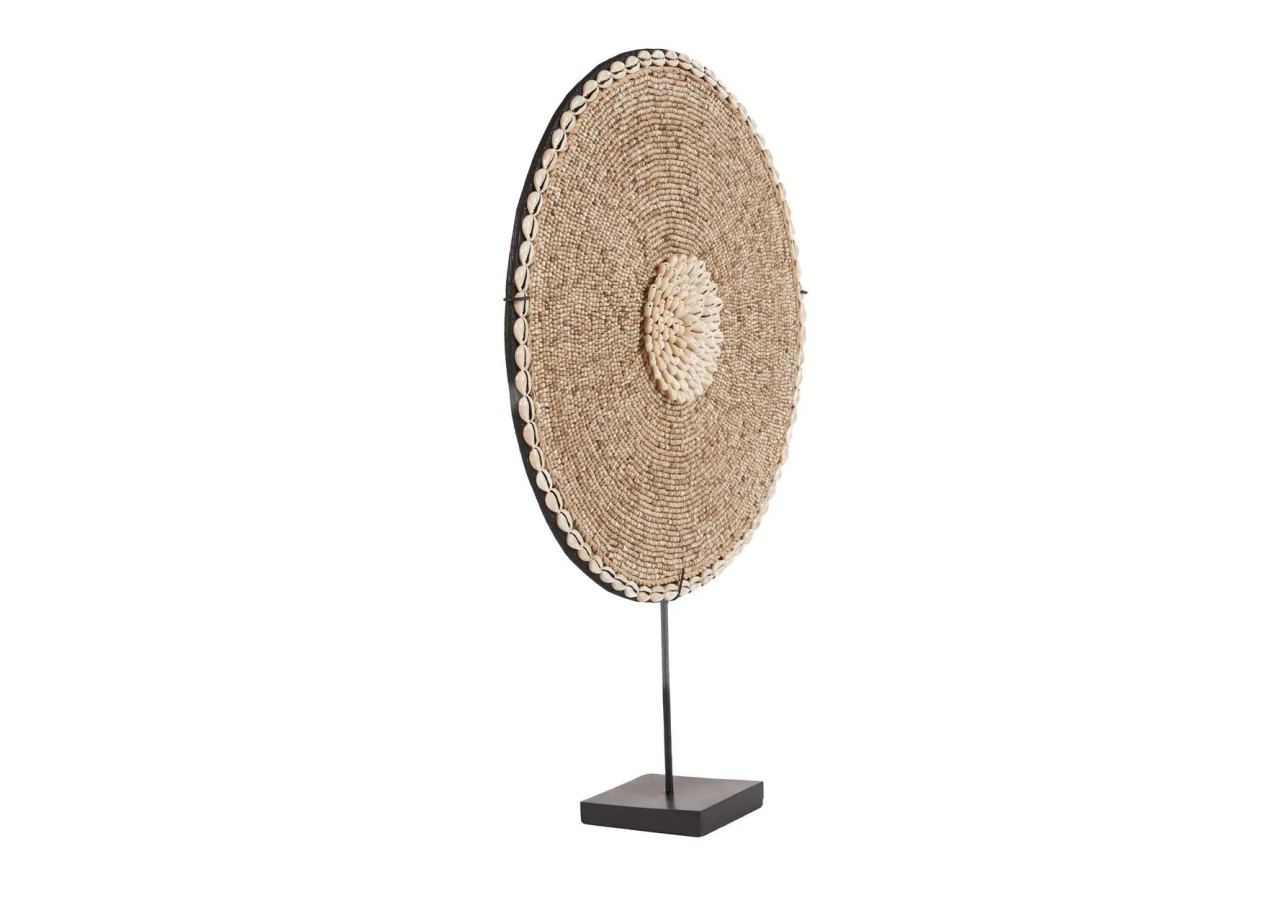 Coquillage Guadeloupe sur Support - Blanc naturel - BALE091NW - Bazar Bizar