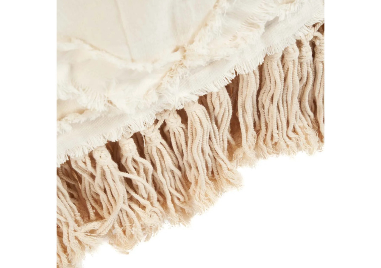 Plaid de Lit Berbère - Naturel - BARI016N - Bazar Bizar