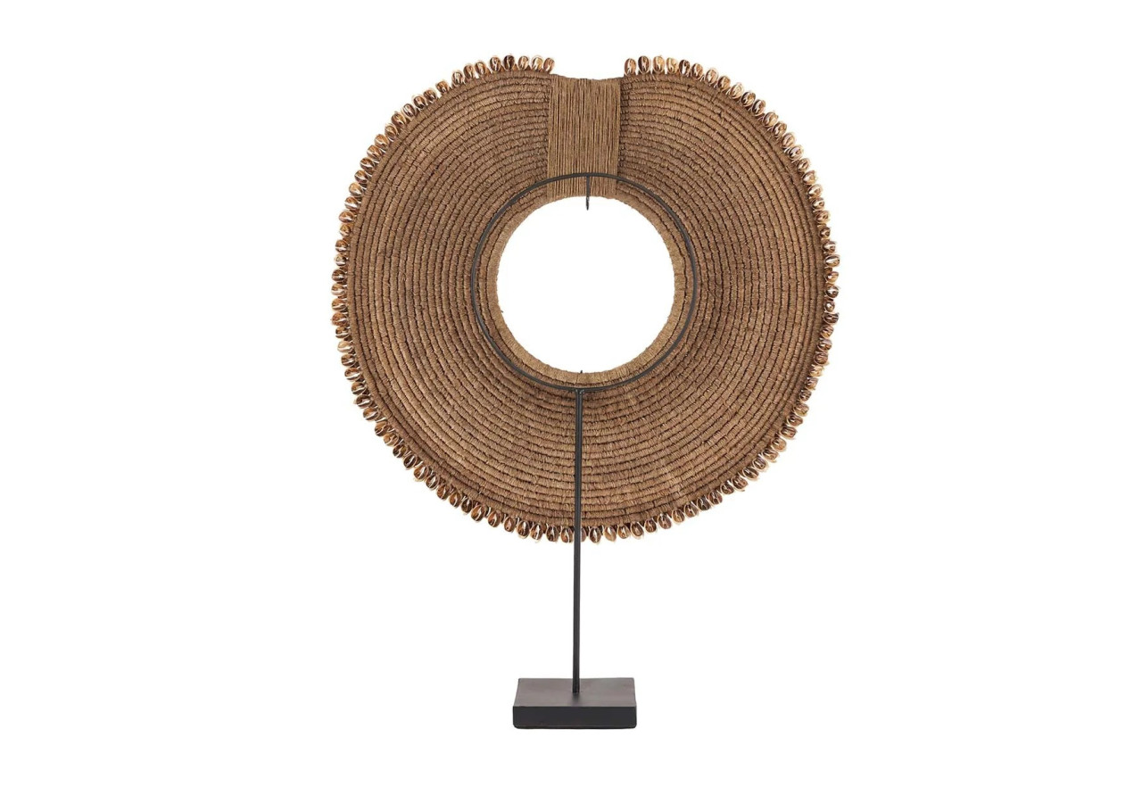 Rassemblement de Coquillages sur Support - Naturel - BALE089N - Bazar Bizar